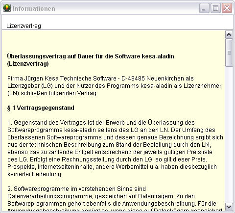 Lizenzvertrag