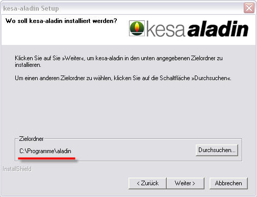 Setup_Zielordner